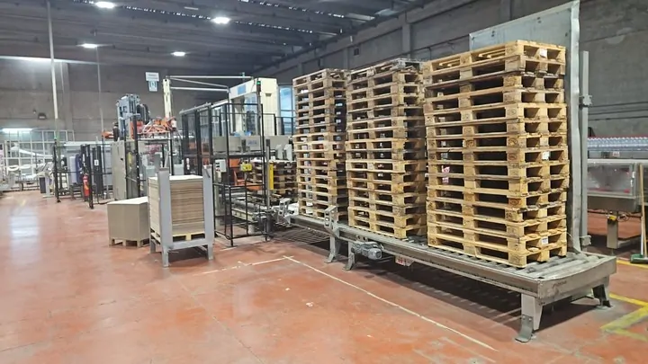 Pallettizzatore Usato Acmi Pallet Rasar PET 2002 — Acmi Pallet rasar